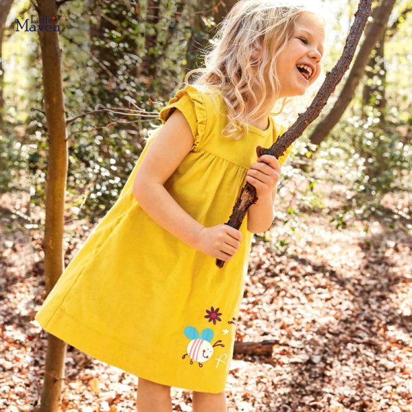 Cotton sleeveless dress for girls